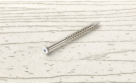 Starborn Headcote No. 8 X 2-1/2 in. L White Star Trim Head Deck Screws 350 pk
