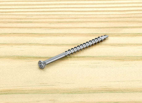 Starborn Deckfast No. 8 X 2-1/2 in. L Silver Star Trim Head Deck Screws 250 pk