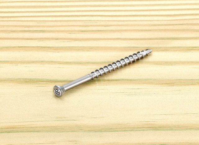 Starborn Deckfast No. 8 X 3 in. L Silver Star Trim Head Deck Screws 250 pk