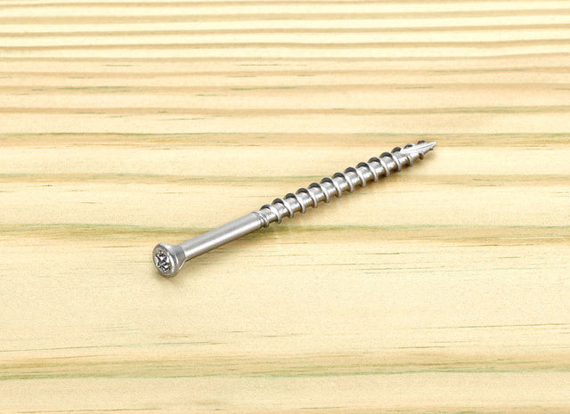 Starborn Deckfast No. 8 X 2-1/2 in. L Silver Star Trim Head Deck Screws 2500 pk
