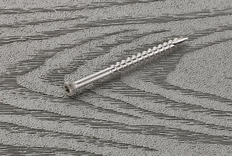 Starborn Headcote No. 8 X 2-1/2 in. L Gray Star Trim Head Deck Screws 350 pk