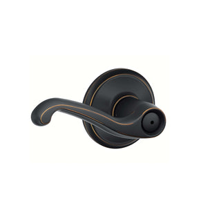Schlage Traditional Aged Bronze Privacy Lever