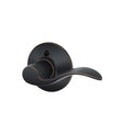 Schlage Accent Traditional Aged Bronze Dummy Lever