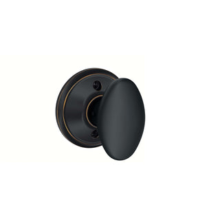 Schlage Siena Rustic Aged Bronze Dummy Knob