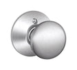Schlage Plymouth Satin Chrome Dummy Knob