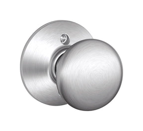 Schlage Plymouth Satin Chrome Dummy Knob
