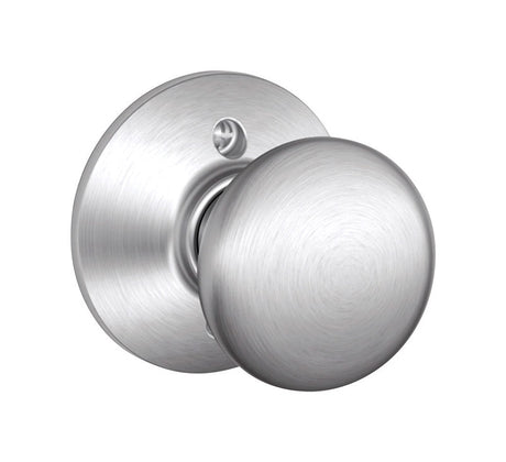 Schlage Plymouth Satin Chrome Dummy Knob