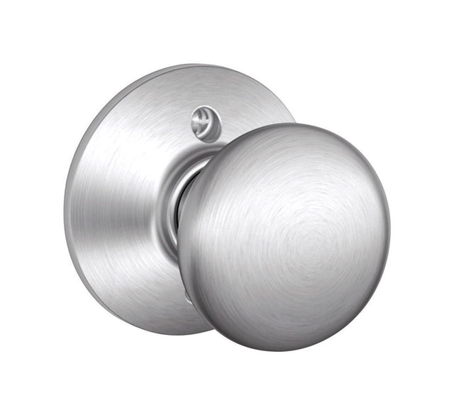 Schlage Plymouth Satin Chrome Dummy Knob
