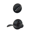 Schlage Modern Aged Bronze Handleset