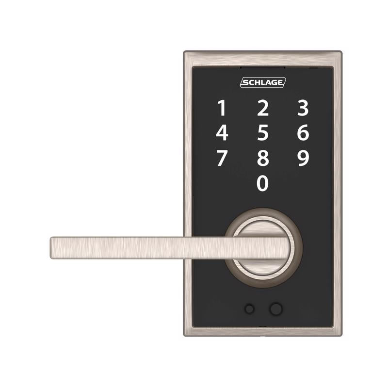 Schlage Satin Nickel Steel Touchscreen Lever