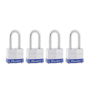 Master Lock 1-9/16 in. W Steel Pin Tumbler Exterior Padlock