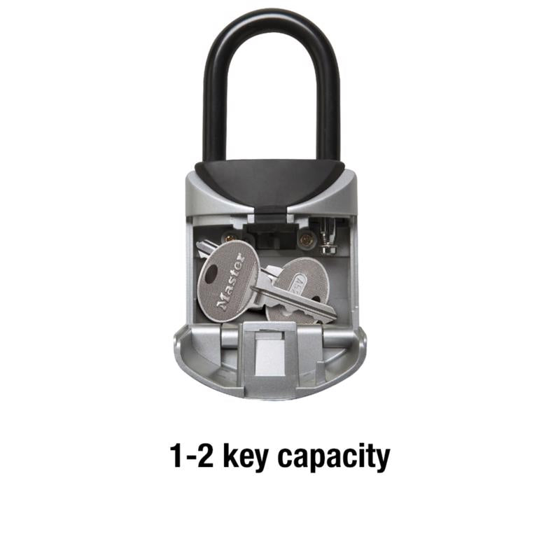 Master Lock 5-1/4 in. H X 2-3/4 in. W Vinyl Covered Steel 3-Digit Combination Lock Box