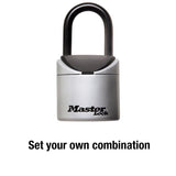 Master Lock 5-1/4 in. H X 2-3/4 in. W Vinyl Covered Steel 3-Digit Combination Lock Box