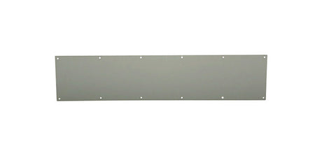 Ives 34 in. L Satin Gray Stainless Steel Push Plate 1 pc