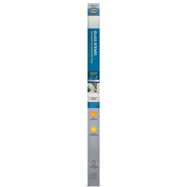 Gila Privacy Control Frosted Glass Window Film 36 in. W X 78 in. L, Pack of 4