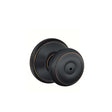 Schlage Georgian Aged Bronze Privacy Knob