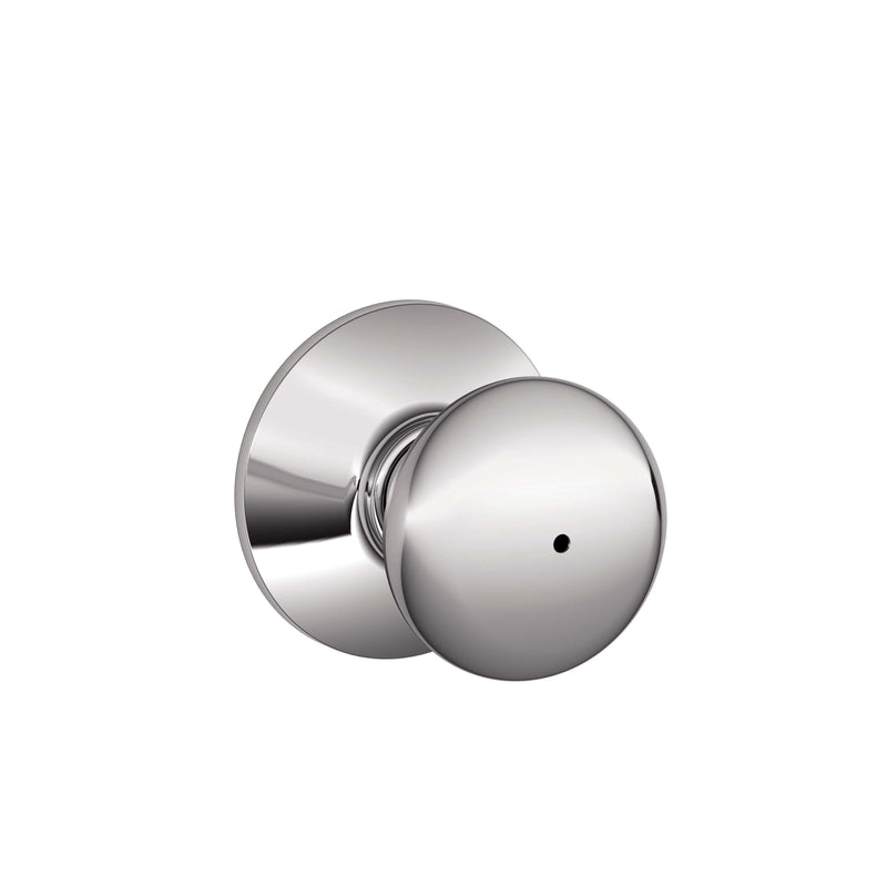 Schlage Plymouth Bright Chrome Privacy Knob
