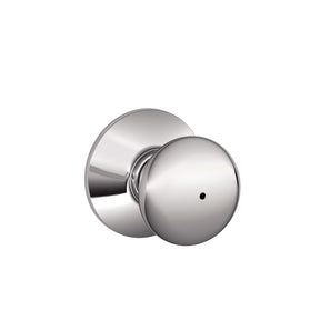 Schlage Plymouth Bright Chrome Privacy Knob