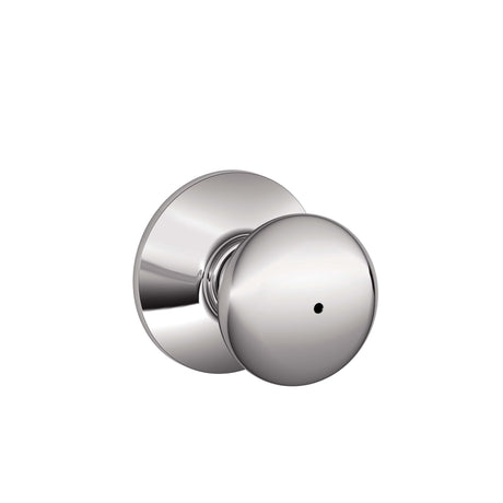 Schlage Plymouth Bright Chrome Privacy Knob