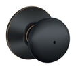 Schlage Plymouth Aged Bronze Privacy Knob