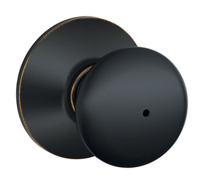Schlage Plymouth Aged Bronze Privacy Knob