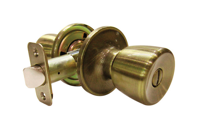 Faultless Tulip Antique Brass Privacy Knob