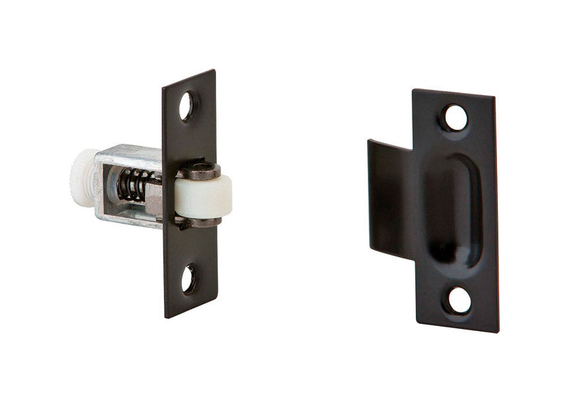 Ives 0.9 in. H X 1.8 in. W X 2.2 in. D Oil Rubbed Bronze Brass Roller Catch