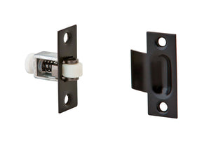 Ives 0.9 in. H X 1.8 in. W X 2.2 in. D Oil Rubbed Bronze Brass Roller Catch