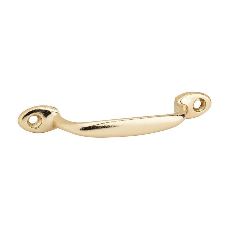 Schlage 25A3 Screen Door Pull, Aluminum, Brass, Pack of 20