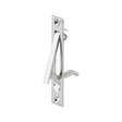 Ives 3-7/8 in. L Bright Chrome Brass Sliding Door Edge Pull