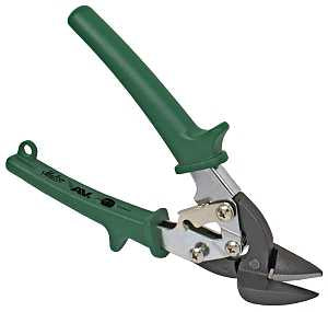 Malco AVsMini Series AVM7 EV Aviation Snip, Right Cut, Spring-Loaded Handle, Green Handle