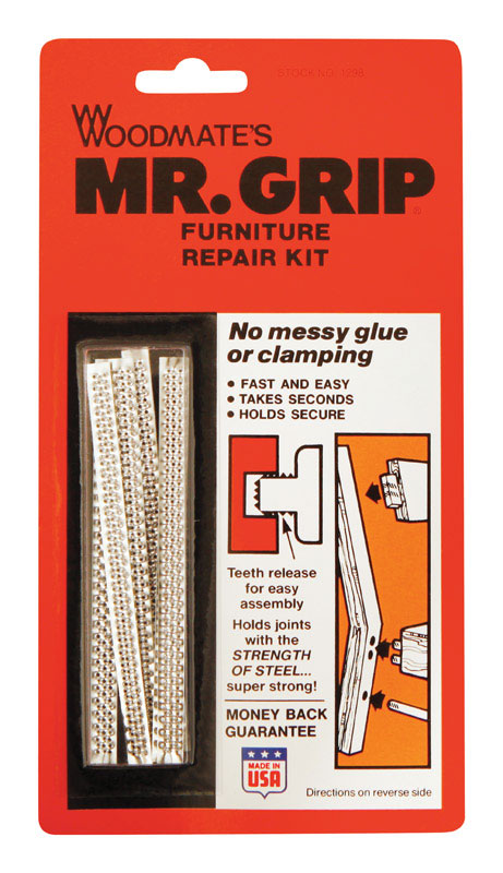 Woodmate Mr. Grip 1/2 in. D X 4 in. L Steel Screw Hole Repair Kit 1 pk