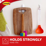 3M Command Medium Plastic Hook 3.16 in. L 7 pk