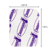 3M Command Adjustables Small Plastic Refill Strips 1.32 in. L 18 pk, Pack of 4