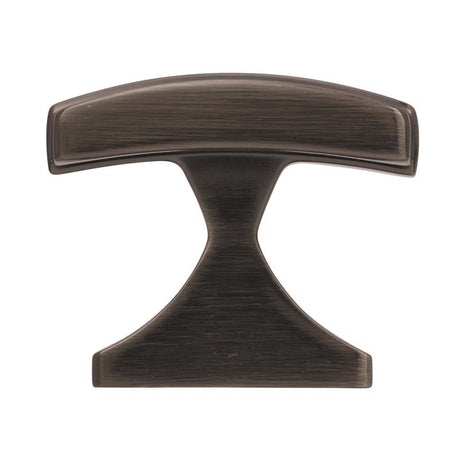 Amerock Davenport Square Cabinet Knob 1-3/8 in. Gunmetal 1 pk