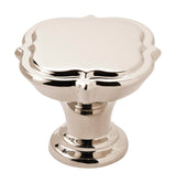 Amerock Grace Revitalize Quatrefoil Cabinet Knob 1-3/8 in. D 1-3/16 in. Polished Nickel 1 pk