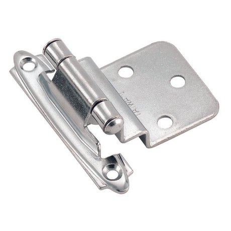 Amerock 2.75 in. L Polished Chrome Cabinet Hinge 2 pk