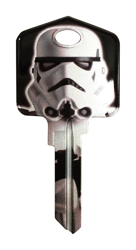 HILLMAN Star Wars Stormtrooper House/Padlock Universal Key Blank KW1/10 Single, Pack of 5