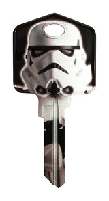 HILLMAN Star Wars Stormtrooper House/Padlock Universal Key Blank KW1/10 Single, Pack of 5