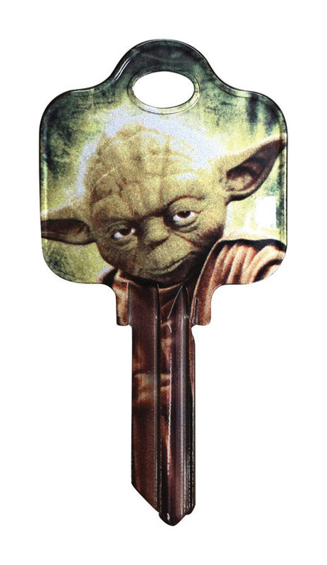 HILLMAN Star Wars Yoda House/Padlock Universal Key Blank SC1 Single, Pack of 5
