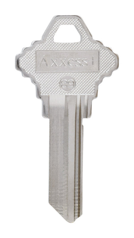 HILLMAN Traditional Key House/Office Key Blank 89 SC8 Single For Schlage Locks, Pack of 4