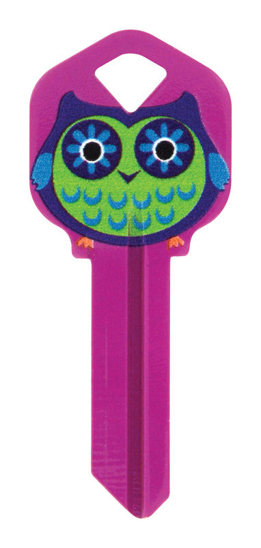 HILLMAN Wackey Owl House/Office Universal Key Blank KW1 Single, Pack of 6