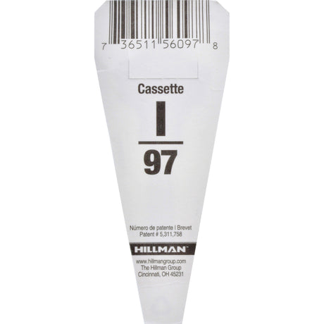 HILLMAN Traditional Key House/Office Key Blank 97 KW10 Single For Kwikset Locks, Pack of 10