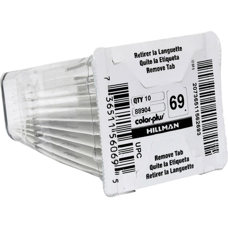 HILLMAN Traditional Key House/Office Key Blank 69 M1 Single For Master Locks, Pack of 10