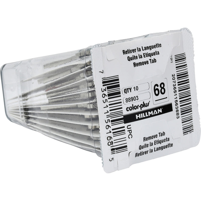 HILLMAN Traditional Key House/Office Key Blank 68 SC1, EZ2, CLP1 Single For Schlage Locks, Pack of 10