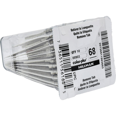 HILLMAN Traditional Key House/Office Key Blank 68 SC1, EZ2, CLP1 Single For Schlage Locks, Pack of 10