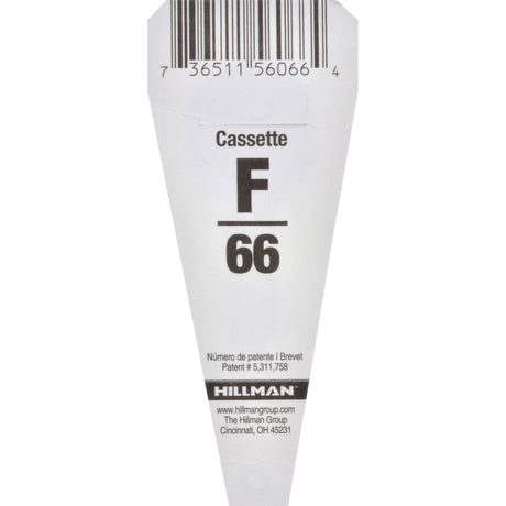 HILLMAN Traditional Key House/Office Key Blank 66 KW1 Single For Kwikset Locks, Pack of 10