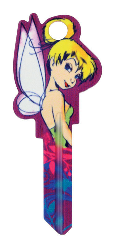 HILLMAN Disney Tinker Bell House/Padlock Universal Key Blank SC1 Double, Pack of 5