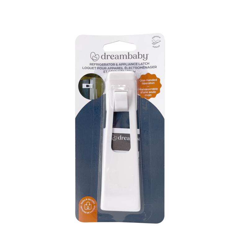 Dreambaby White Plastic Adhesive Appliance Latch 1 pk