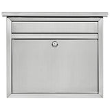 Architectural Mailboxes Maya Classic Stainless Steel Wall Mount Silver Mailbox
